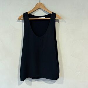 Zara Black Double Layer Tank Top Men’s S Minimal Modern